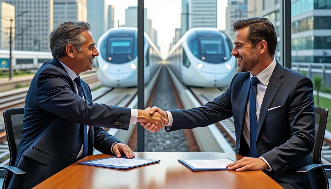 le mexique signe un accord majeur de plusieurs centaines de millions d'euros avec alstom, leader mondial du transport, renforçant ainsi sa stratégie de développement des infrastructures ferroviaires.