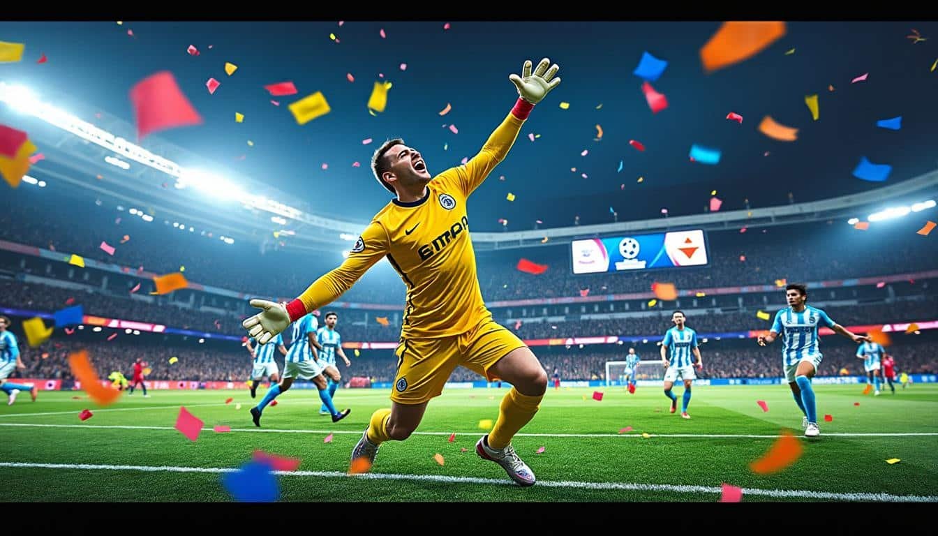 ligue des champions : trubin élimine l’om en marquant un but historique, devenant ainsi le cinquième gardien à inscrire un but dans la compétition.