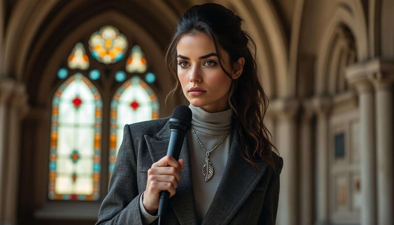 découvrez le portrait de fanny cohen moreau, qui casse les stéréotypes et redonne vie au moyen âge grâce à son micro, alliant passion et expertise.