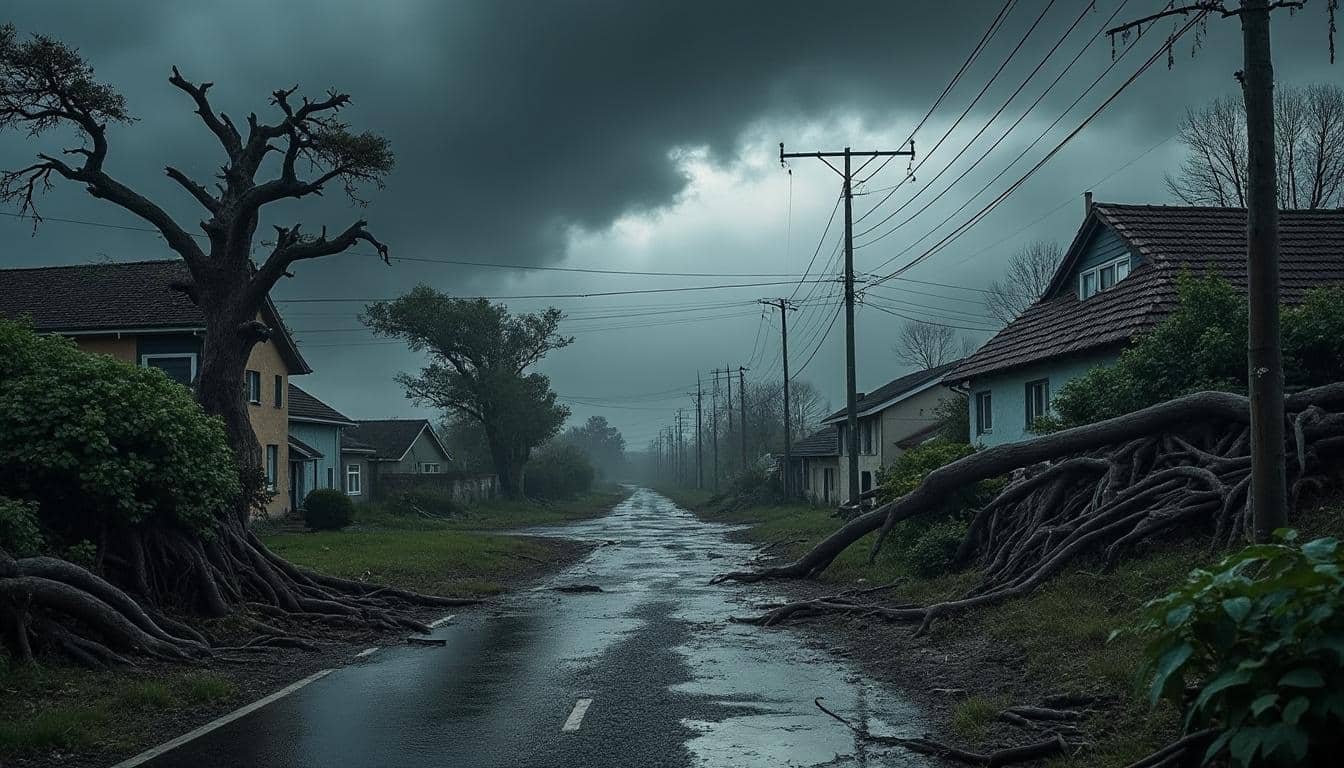 la tempête goretti frappe le finistère avec des rafales jusqu'à 160 km/h, causant coupures d’électricité et arbres déracinés, les premiers dégâts sont déjà signalés.
