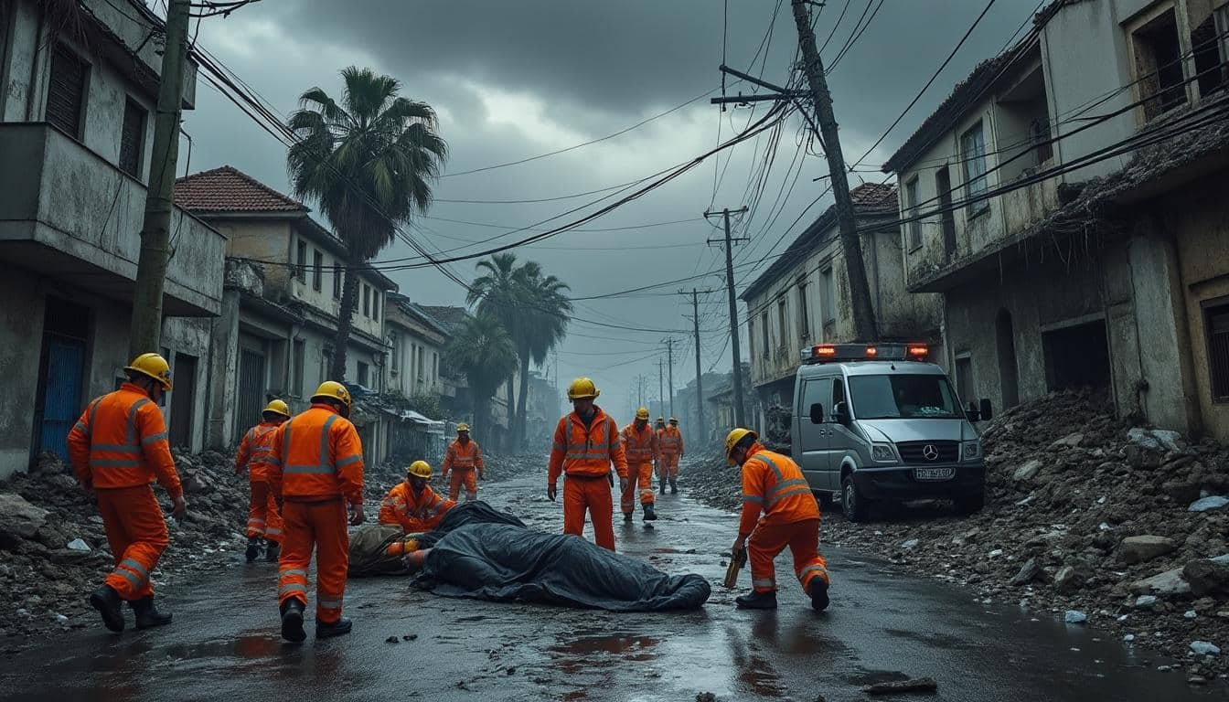 la tempête kristin frappe durement le portugal, causant au moins deux morts et d'importants dégâts matériels à travers le pays.