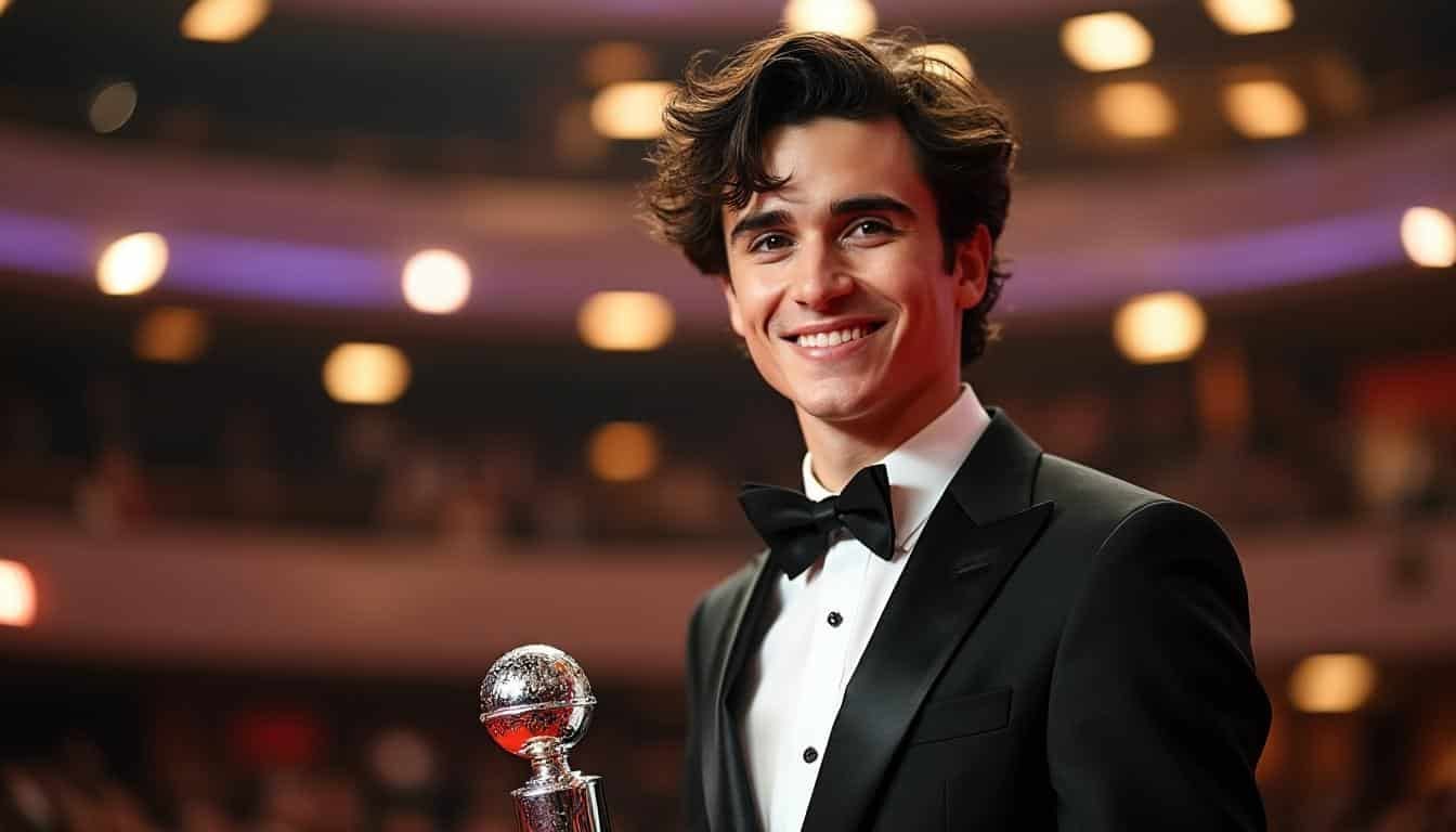 timothée chalamet remporte le critics' choice award du meilleur acteur, renforçant ses chances pour l'oscar tant espéré. un succès majeur pour l'étoile montante du cinéma.