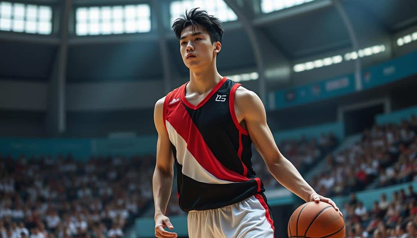 découvrez la vidéo de zhang ziyu, jeune prodige de 18 ans mesurant 2,26 m, qui impressionne lors de ses débuts professionnels remarquables.