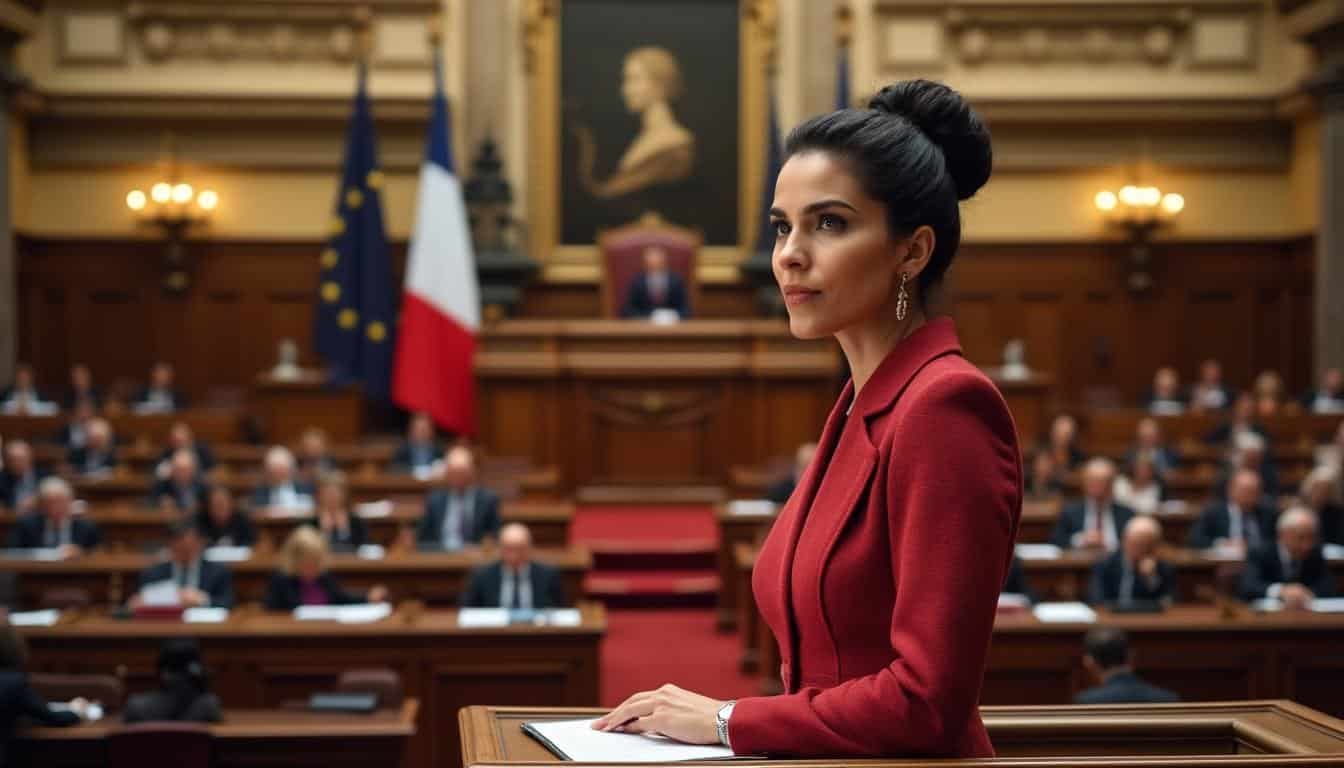 rachida dati entendue à huis clos par l'assemblée nationale dans le cadre de l'enquête sur le cambriolage de la maison du louvre, suscitant de vives réactions.