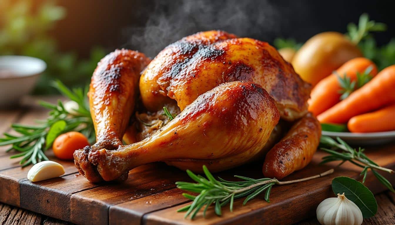 découvrez notre recette facile pour une cuisse de dinde moelleuse et savoureuse, parfaite pour un repas gourmand en famille ou entre amis.